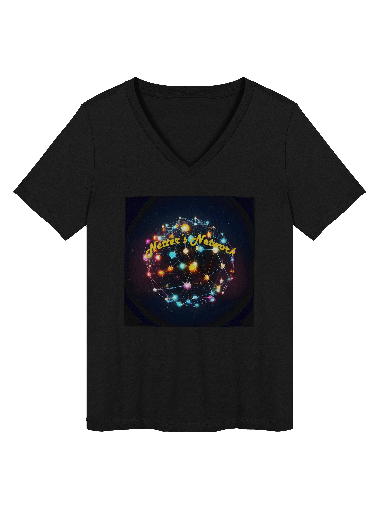 Netter's Network Connections V-Neck Tee product image (1)