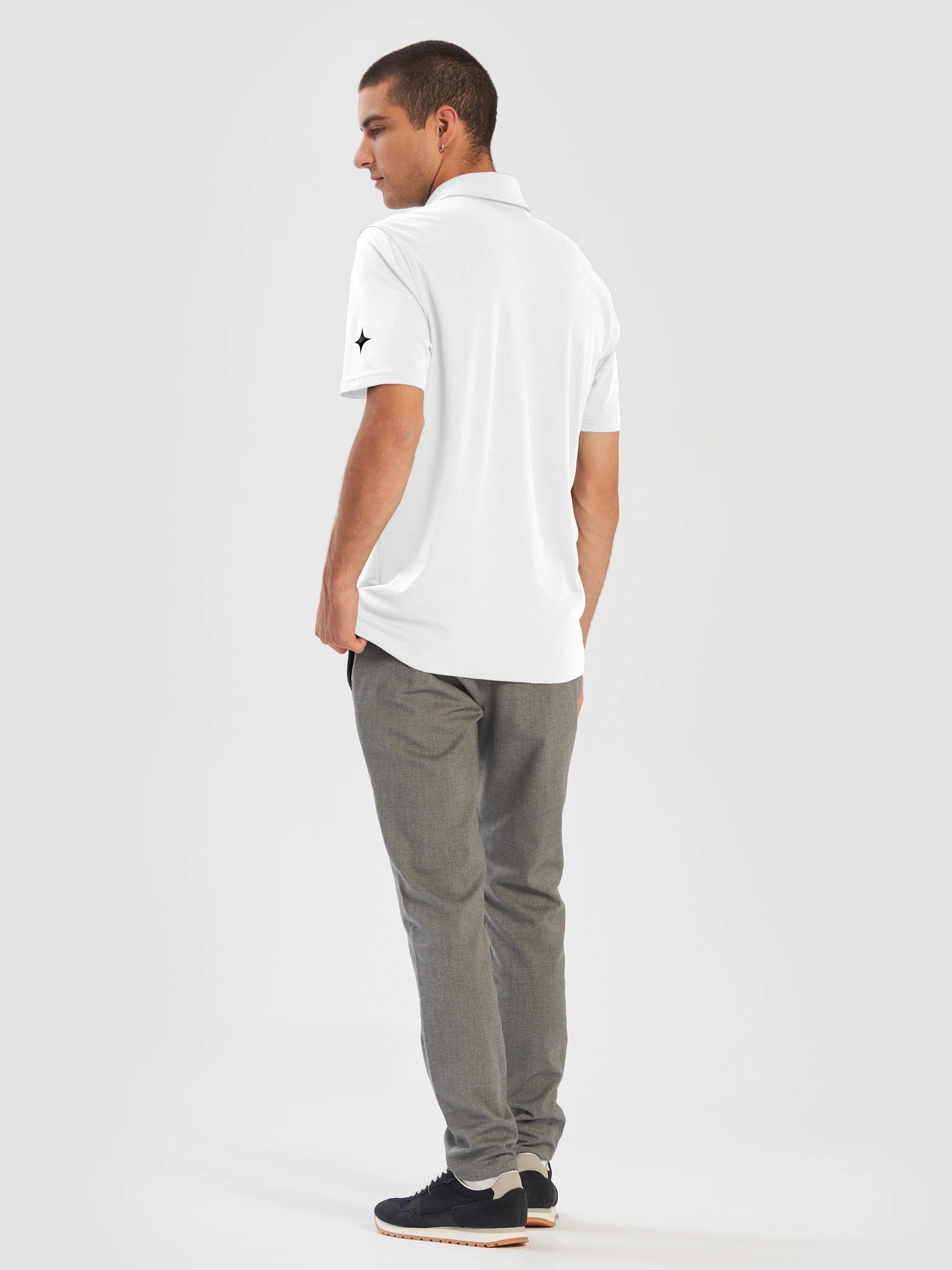 F&F Script x Under Armour® Men's Polo Shirt (WHT) product image (8)
