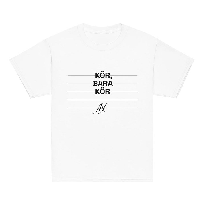 Kör bara kör, barn, vit product image (2)