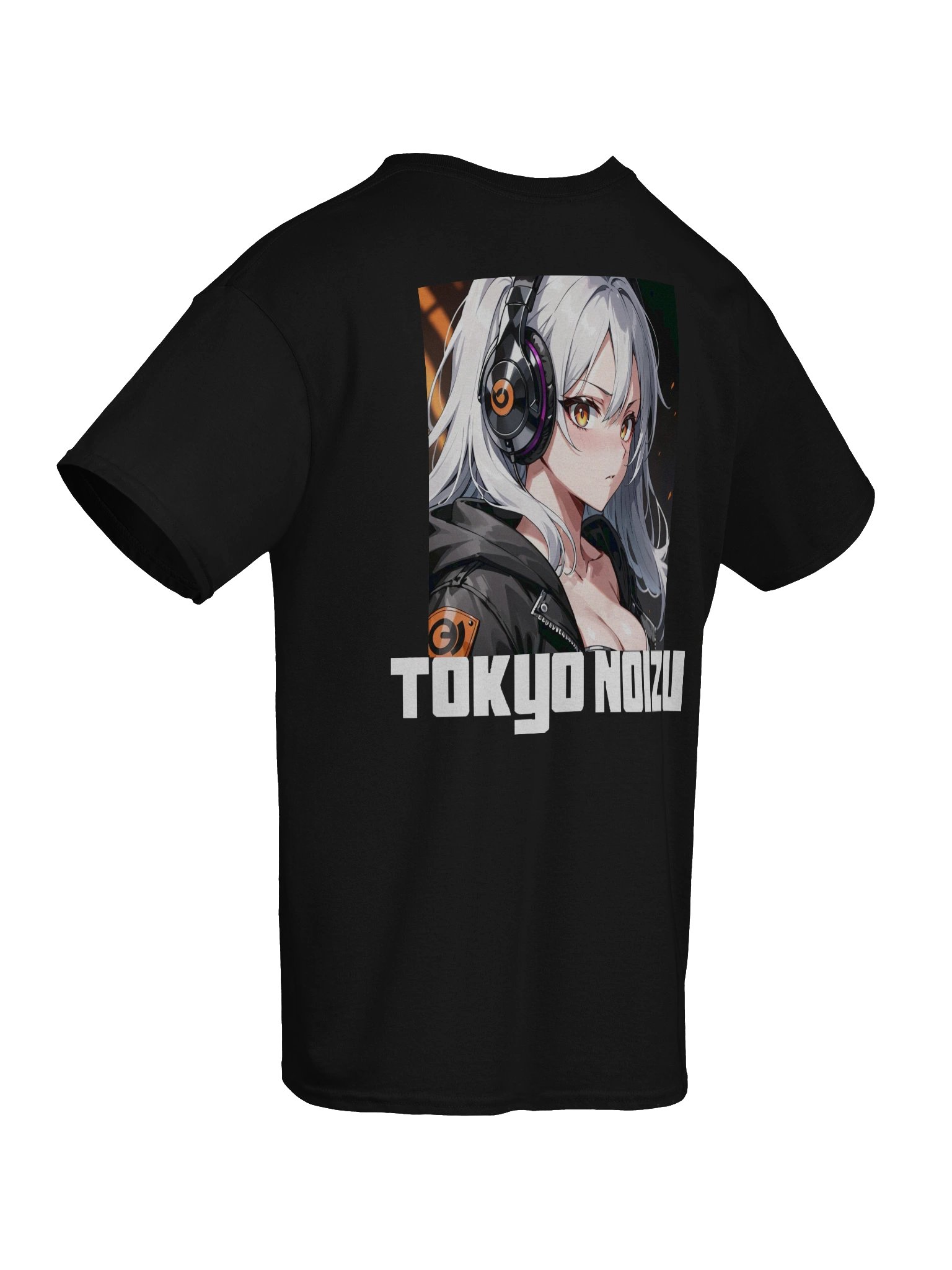 Anime Headphone Girl Graphic T-Shirt – Japanese Streetwear & Music Culture product image (8)