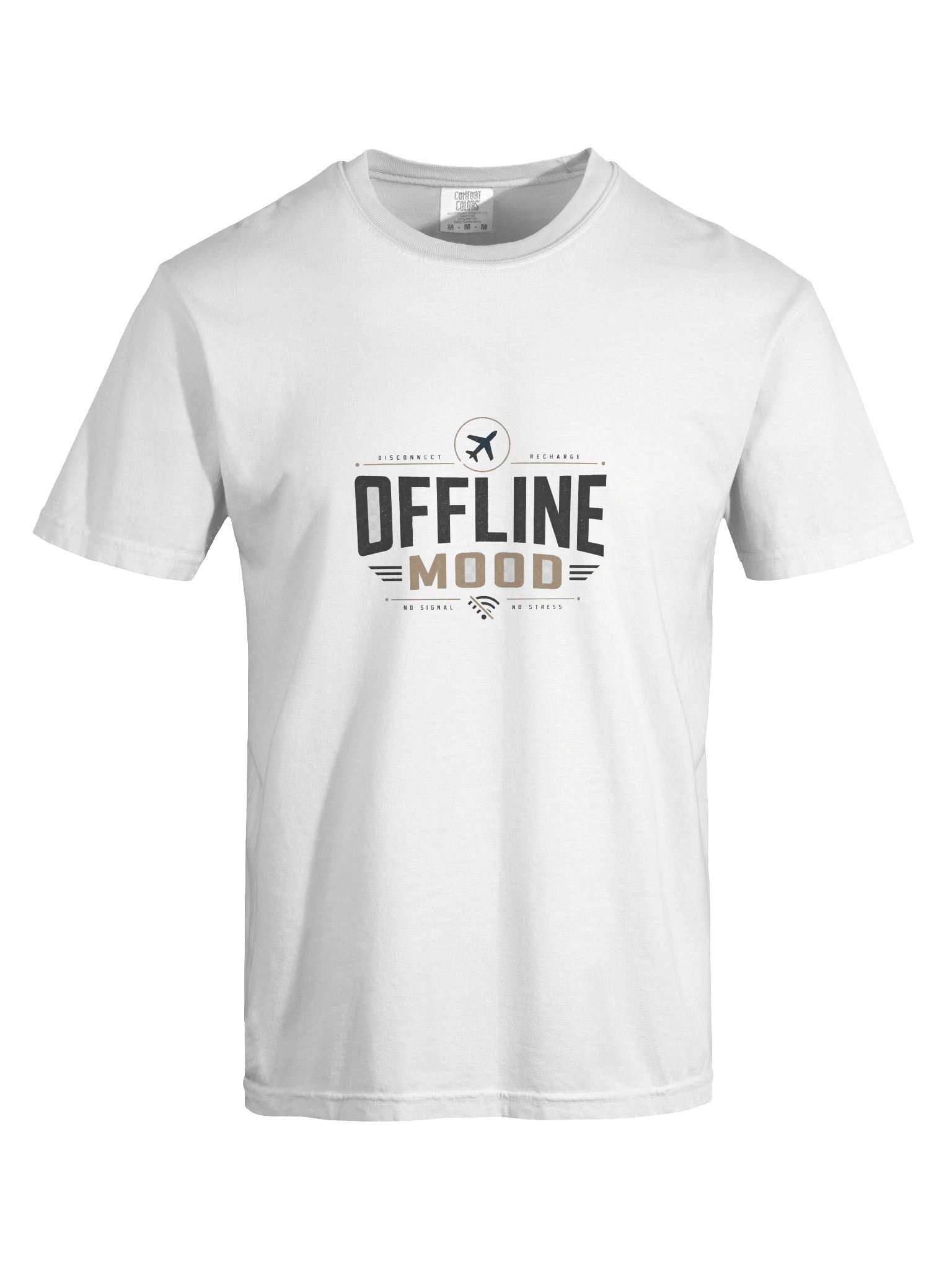 Offline Mood Graphic Tee – Disconnect & Recharge T-Shirt product image (5)