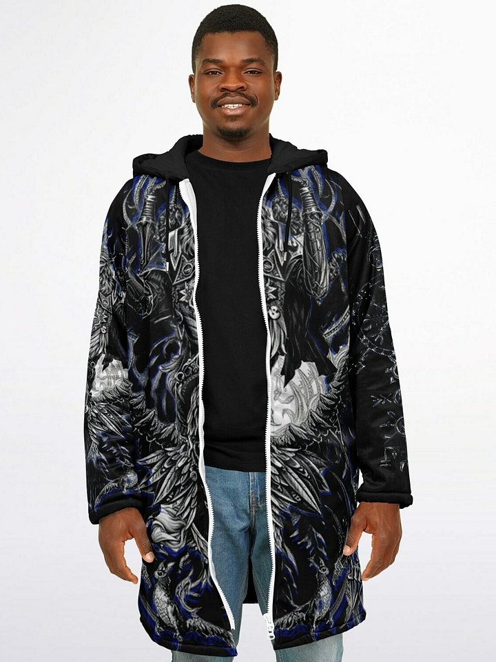 Valhalla Viking Design Zipper Cloak product image (1)