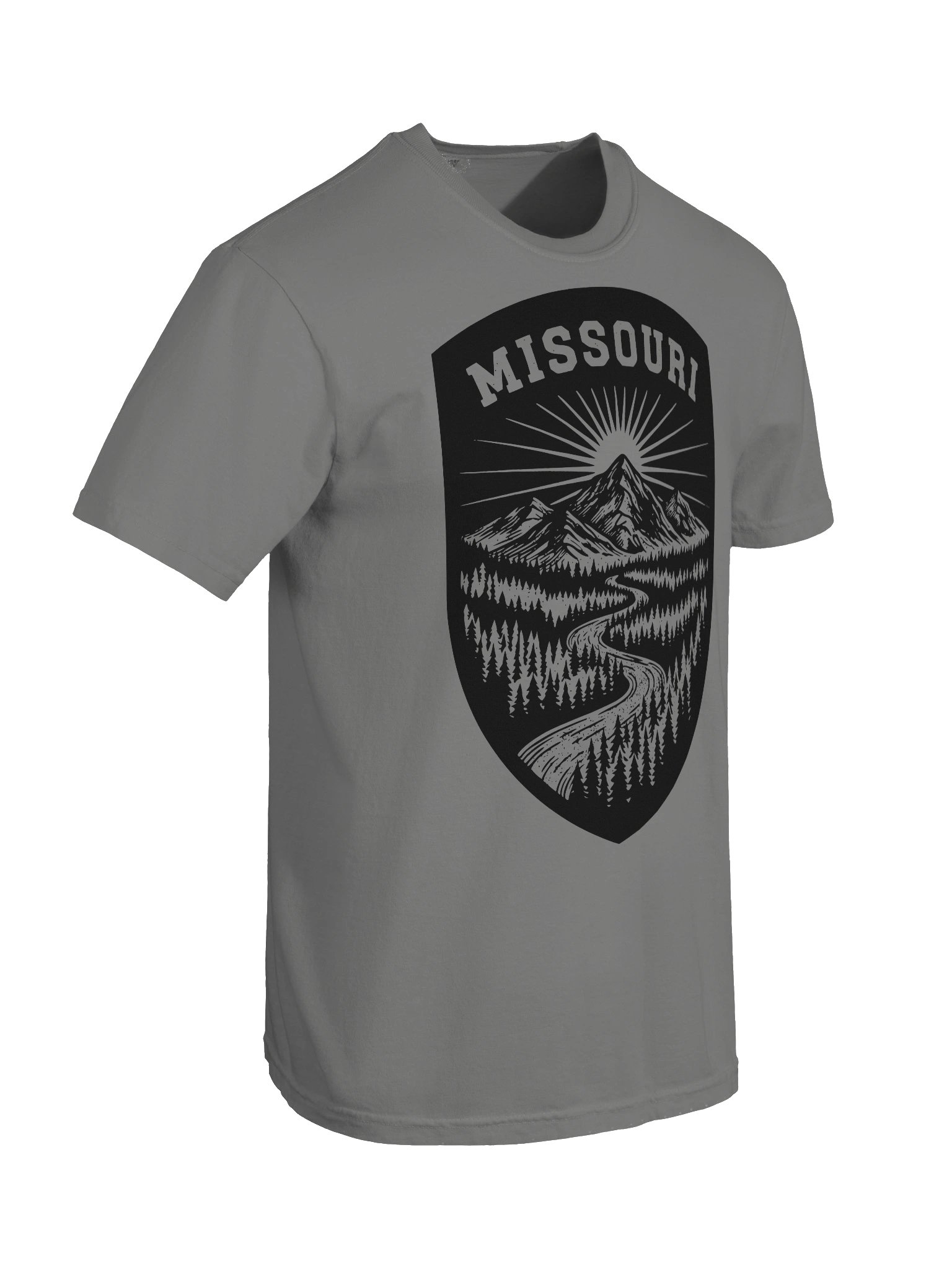 Missouri Mountain Forest T-Shirt | Vintage Outdoor State Pride Tee product image (14)