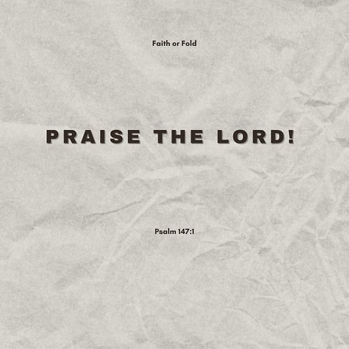 Praise the LORD! For it is good to sing praises to our God; for it is pleasant, and a song of praise is fitting.

Psalm 147:1...