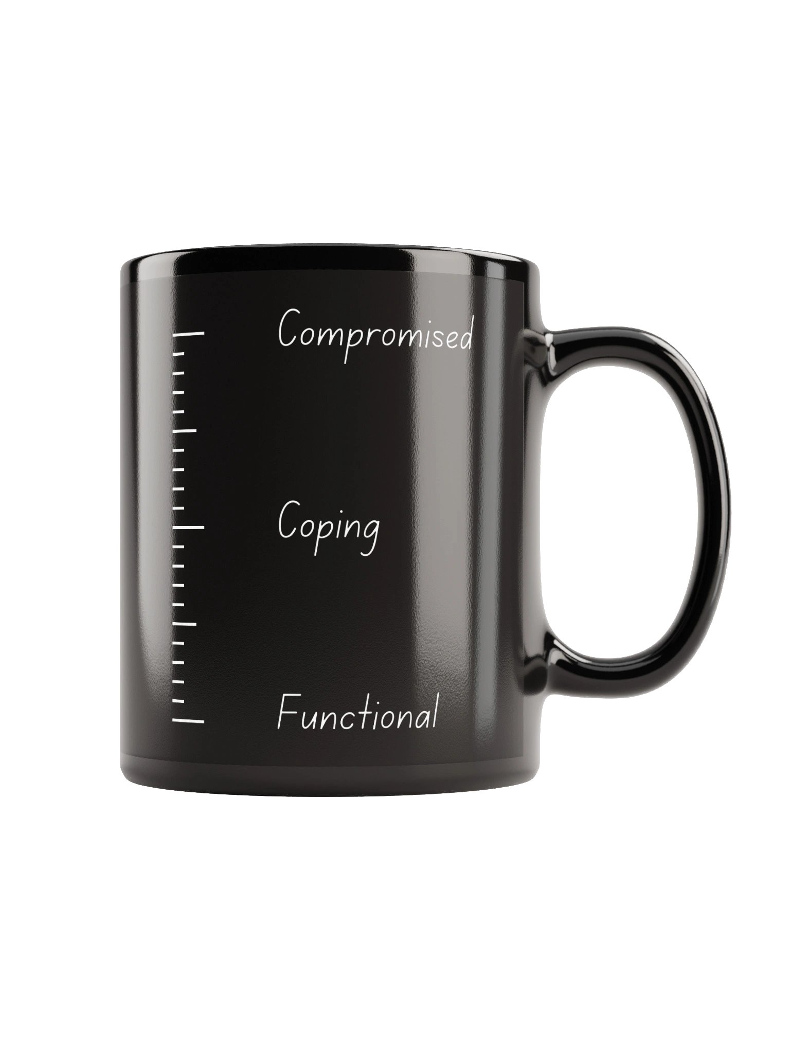 Patience Scale Mug - Minimalist Teacher Humour - Classroom Gift product image (3)