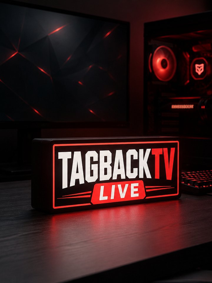 PRE-ORDER Video/Stream Alert Ligtbox USB Version product image (1)