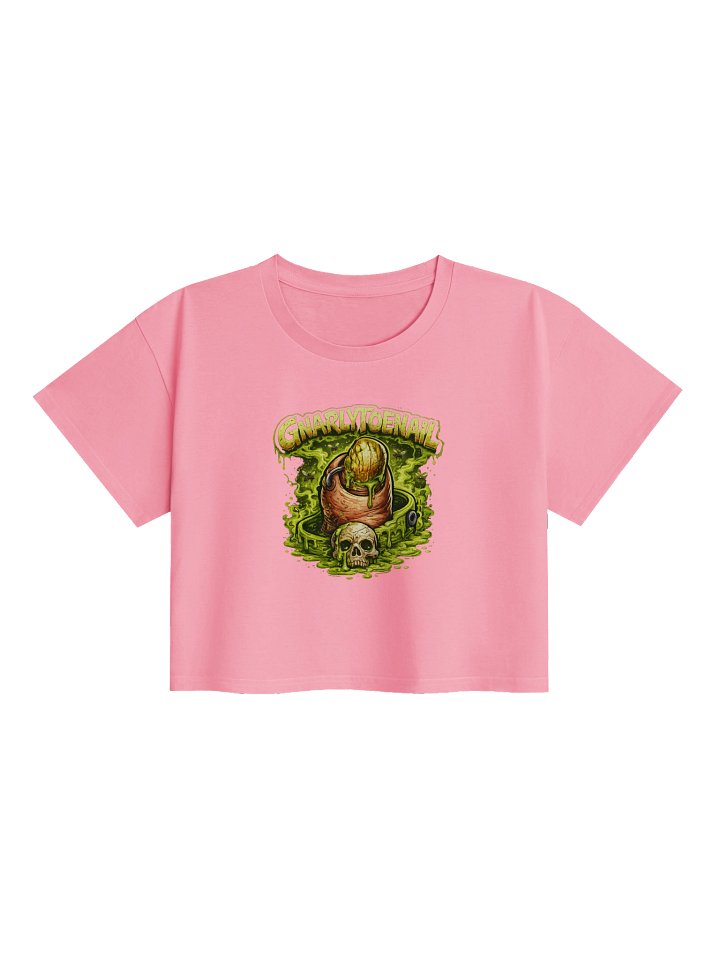 GnarlyToenail Green Slime Women's Crop Top product image (1)