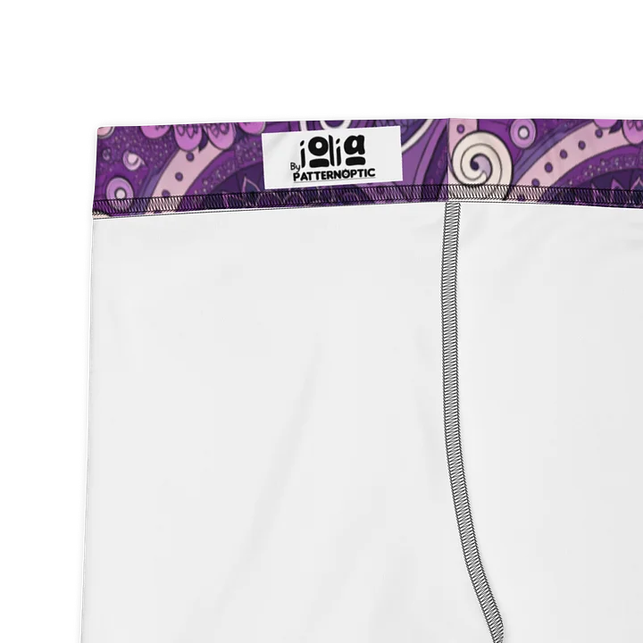 Purple Paisley Capri Leggings product image (2)