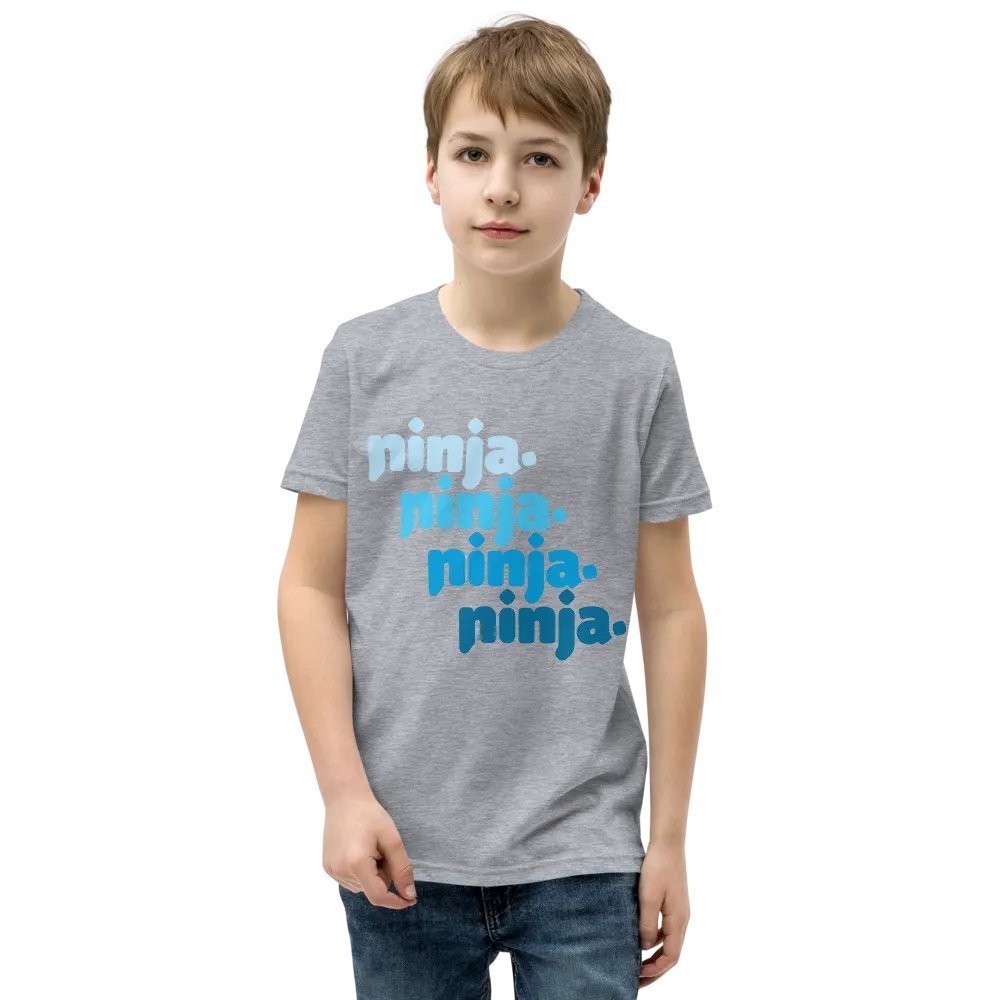 Quad Ninja Kids Tee: Blue product image (2)
