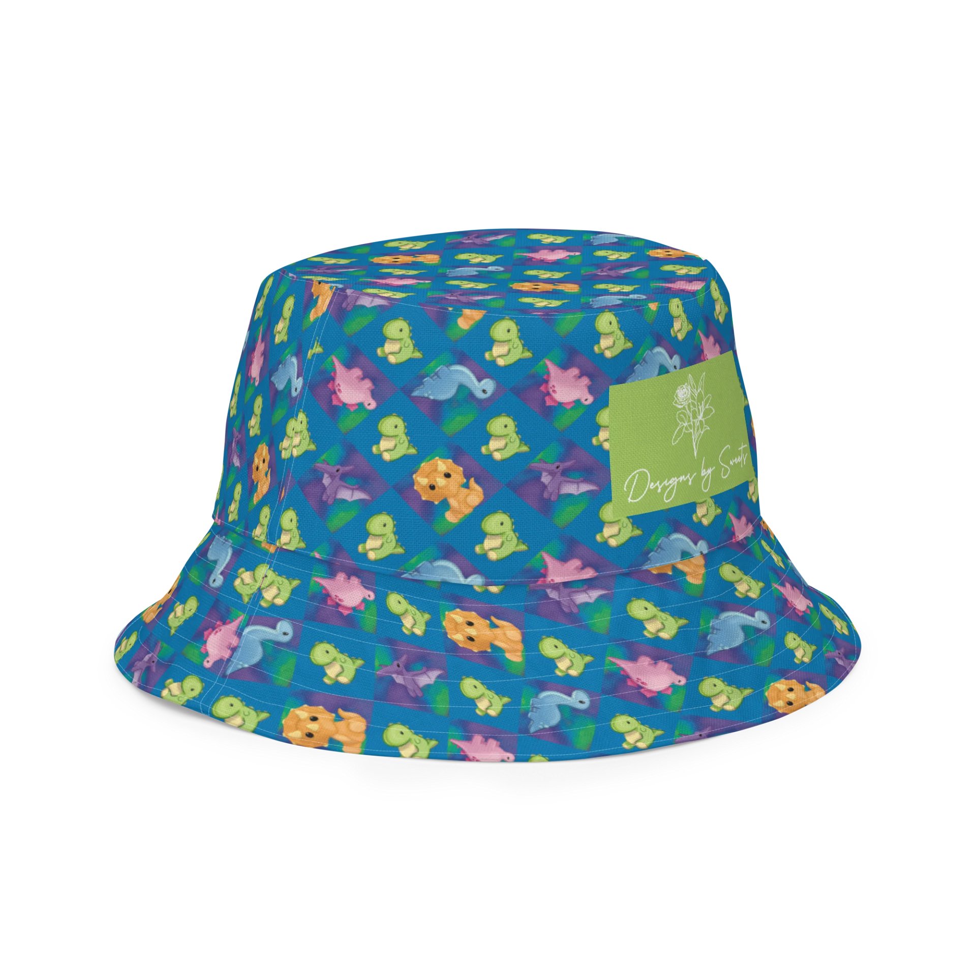 Cozy Dino Reversible Bucket Hat product image (3)