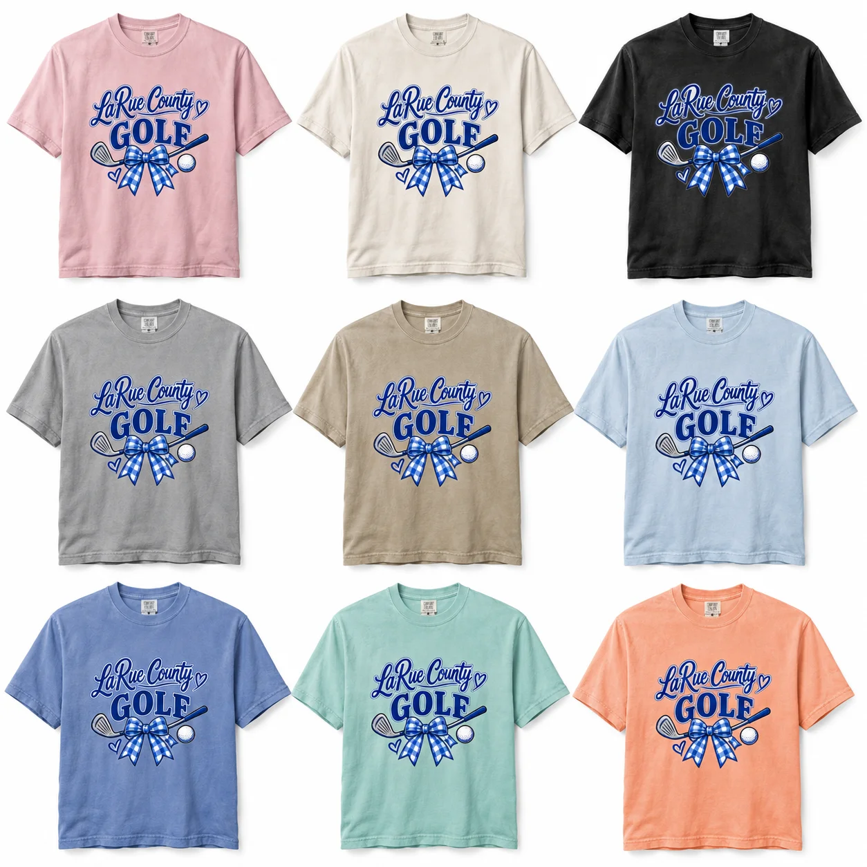 golf bow Comfort Colors Tee product image (2)