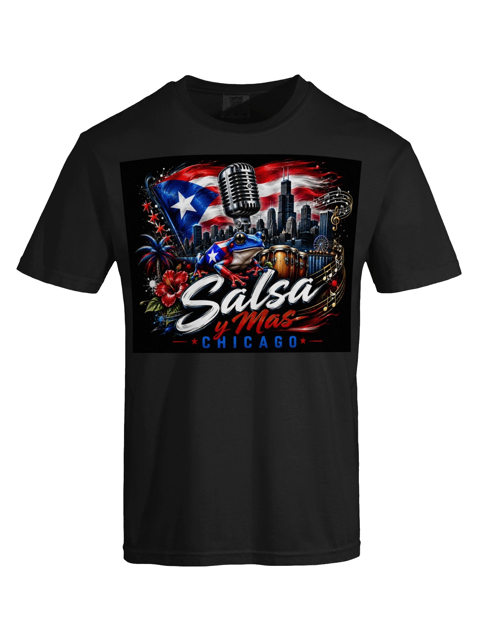 Puerto y rico y salasa y mas chicago tshirt product image (5)