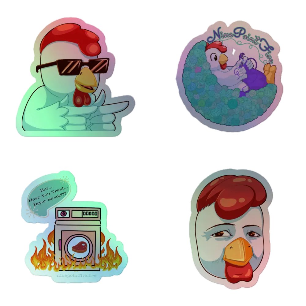 Holographic Emote Sticker Sheet product image (1)