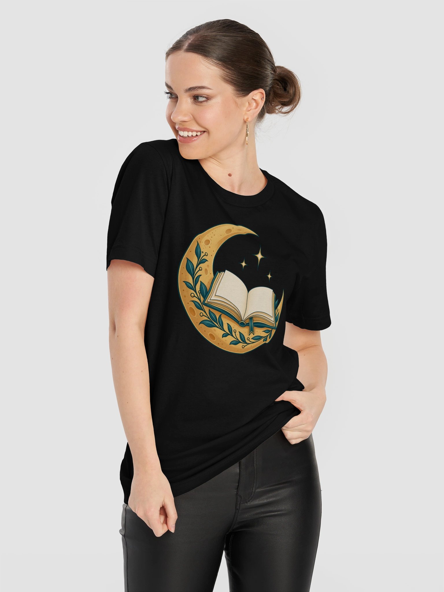 Moonlit Pages Journaling T-Shirt product image (11)