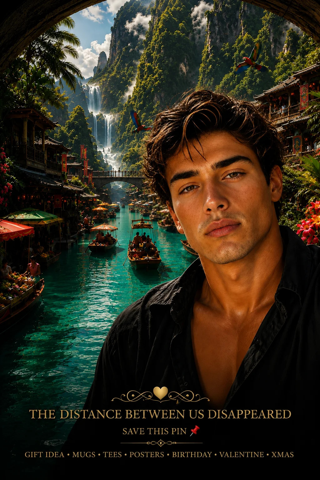 The Distance Between Us Disappeared | Fantasy Gift For Him Art product image (1)
