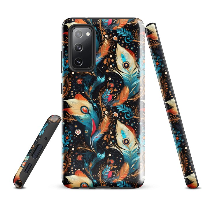 Ethereal Feathers Tough Samsung® S20 S21, S22, S23, S24, S25, Plus, Ultra Cases. product image (2)