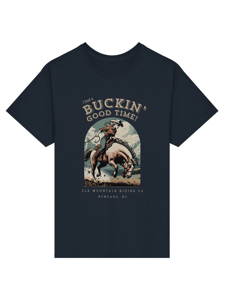 Buckin Good Time Cotton T-Shirt (Dark Colors) product image (13)