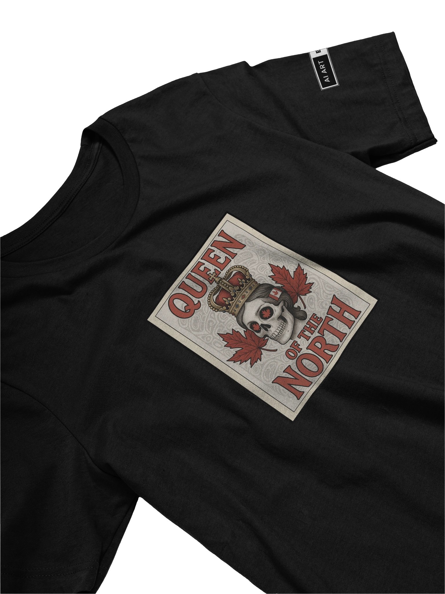Women "QUEEN OF THE NORTH" 100% cotton T-shirt product image (3)