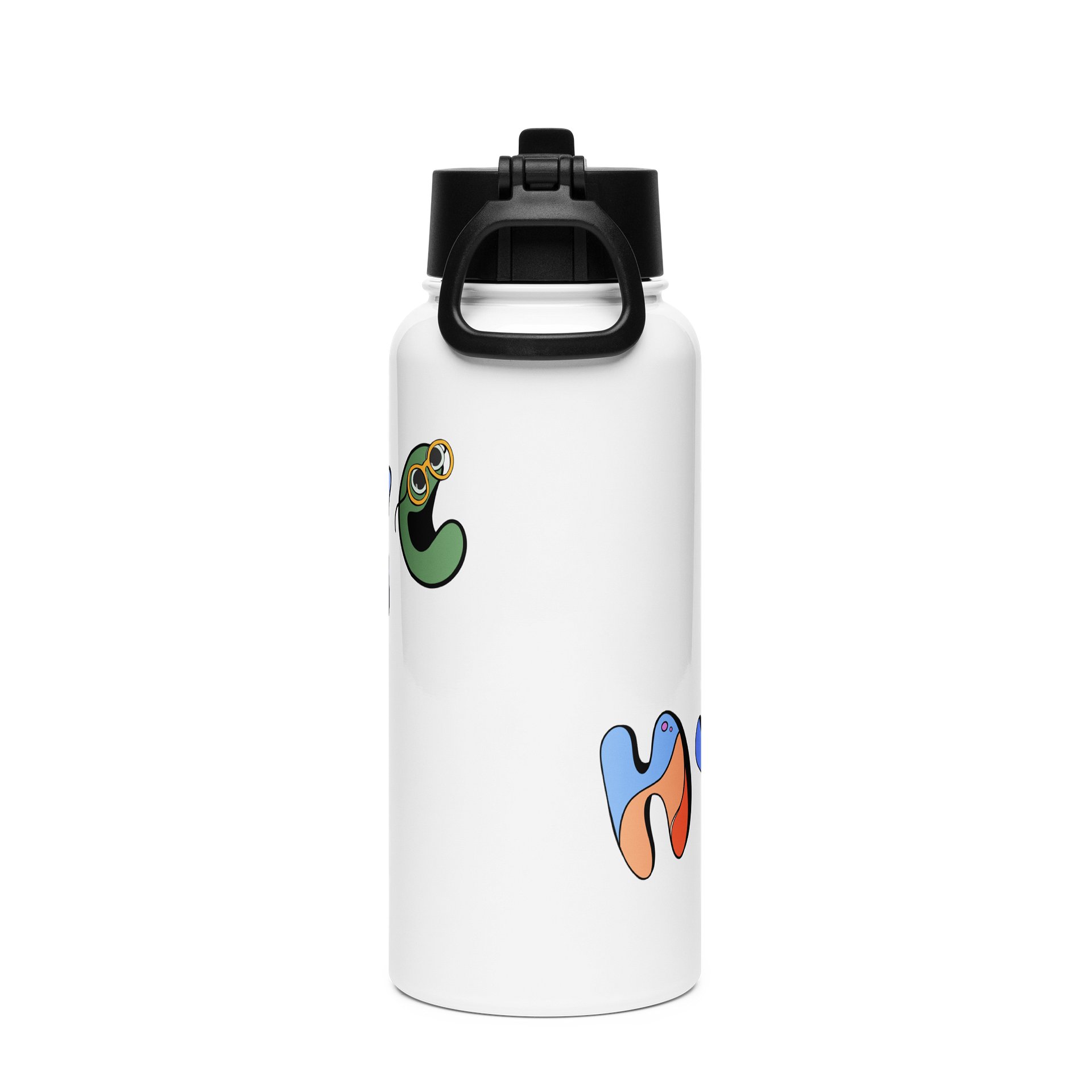 HYDRATE / Stainless Steel Water Bottle with a Straw Lid product image (4)
