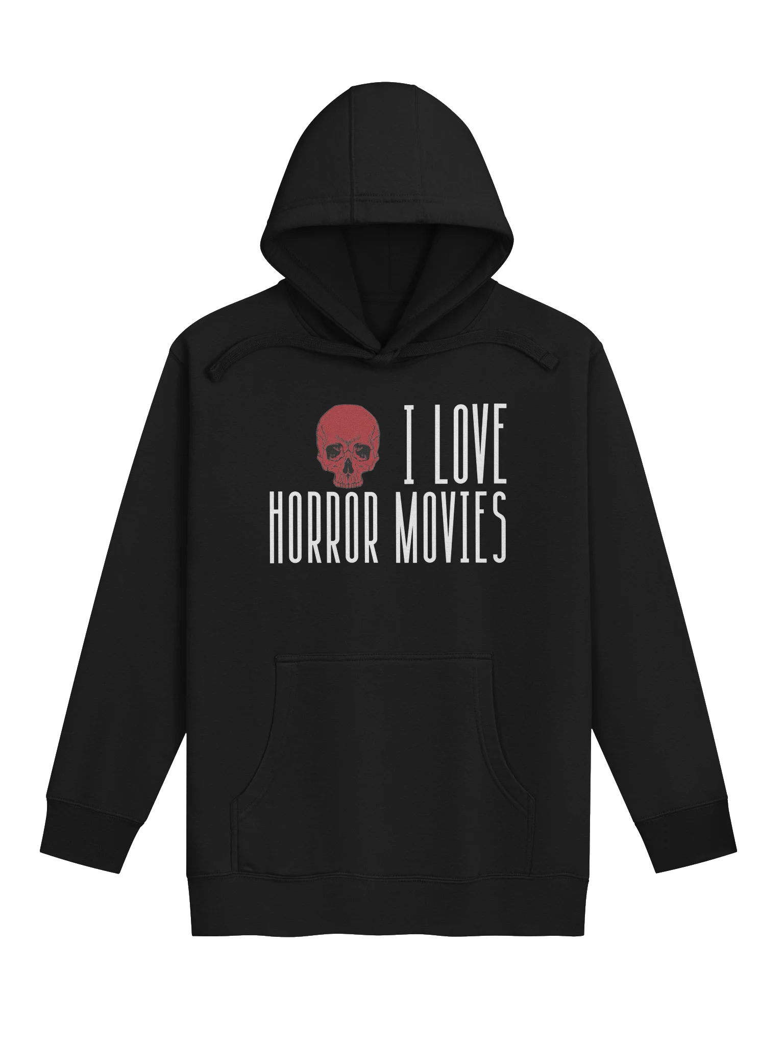 I Love Horror Movies - Skull Hoodie product image (1)