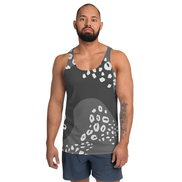 Wild Grey Camo All-Over Tank Top product image (1)