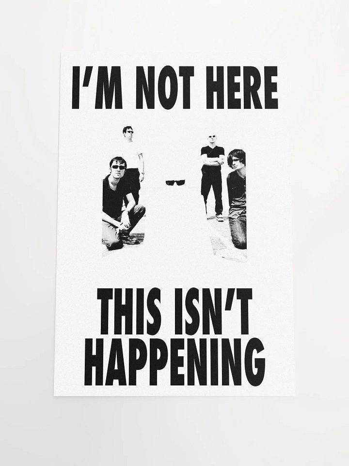 'Radiohead - How to Disappear Completely' Poster product image (1)