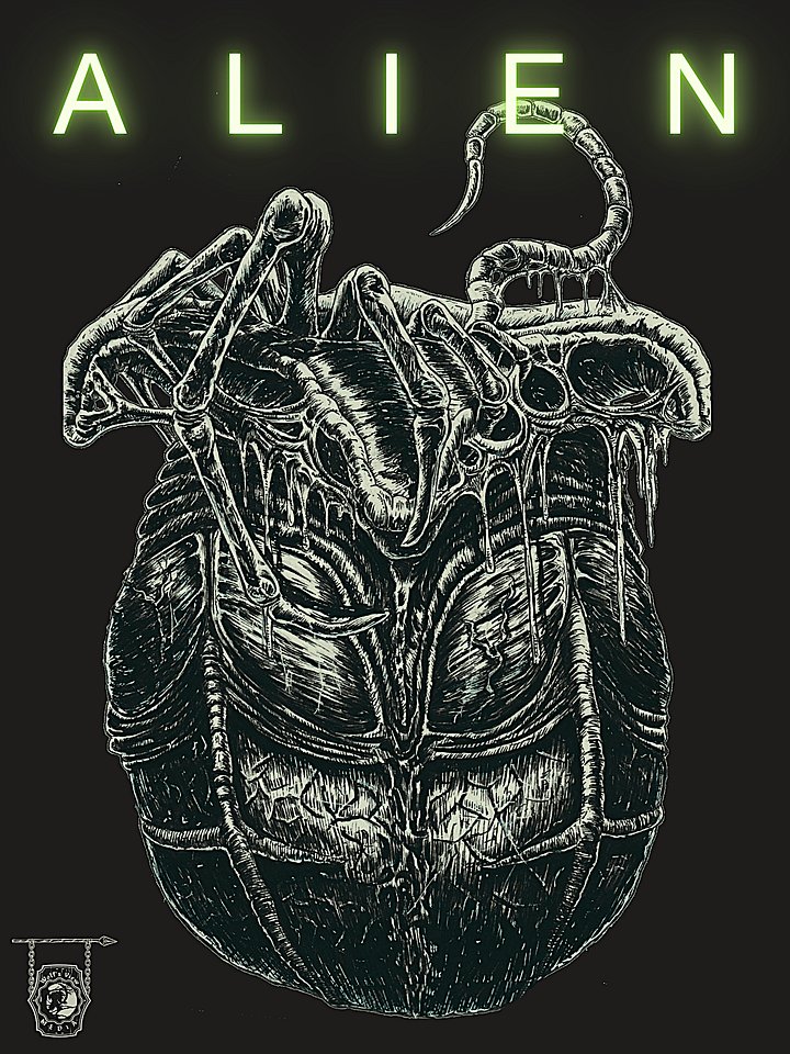 Dark Idols- Alien- Art Print 2/2 product image (1)