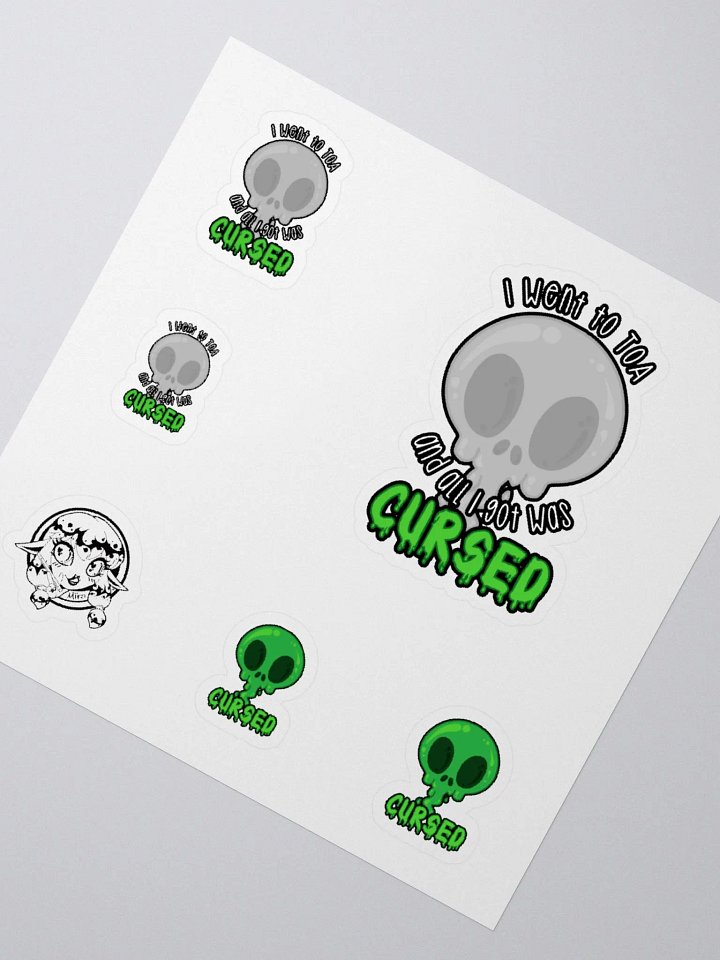 All I Got Was Cursed - Priest - Sticker Sheet product image (2)