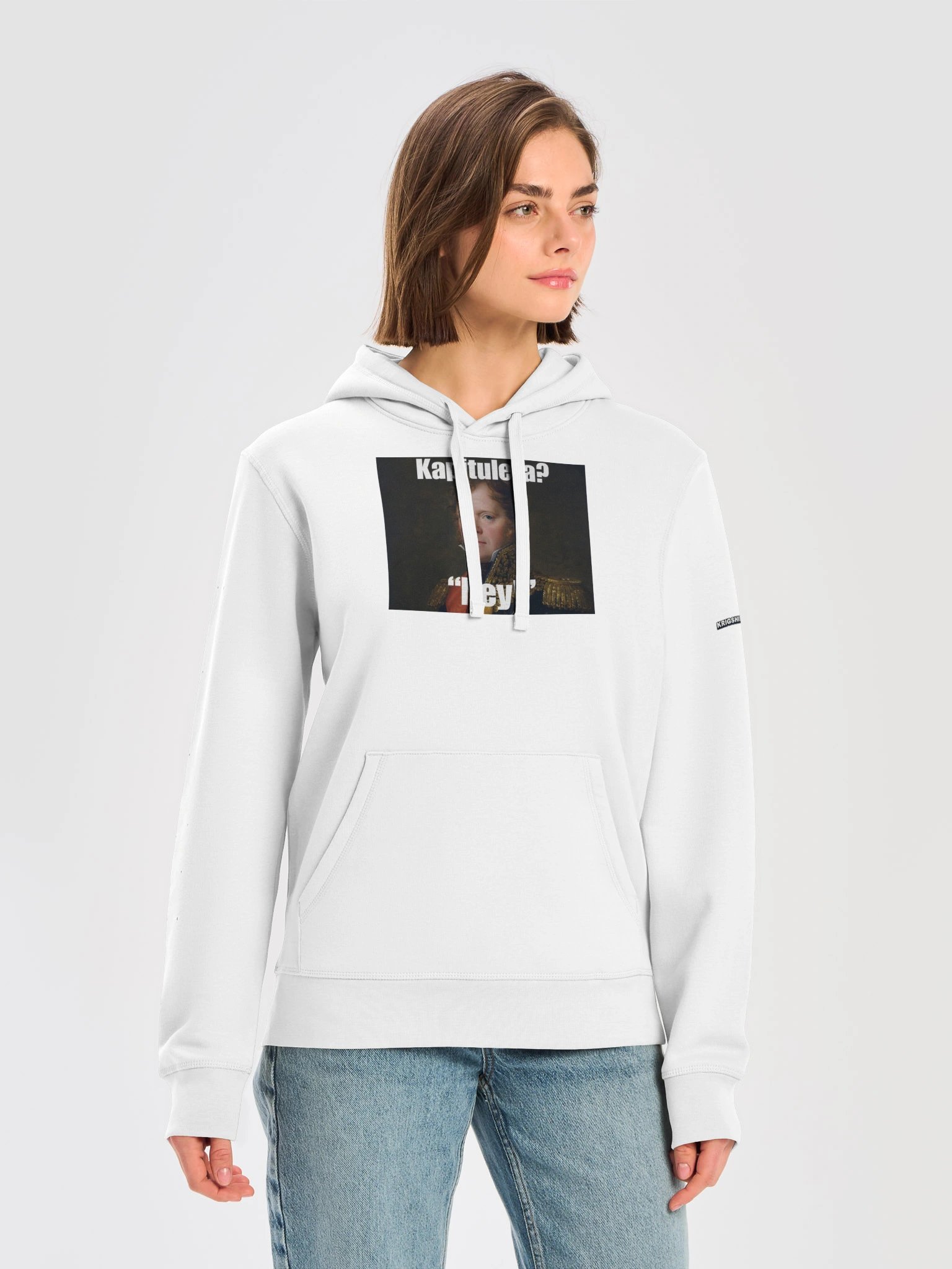 Kapitulera? Ney! (Organic Premium Hoodie) product image (3)