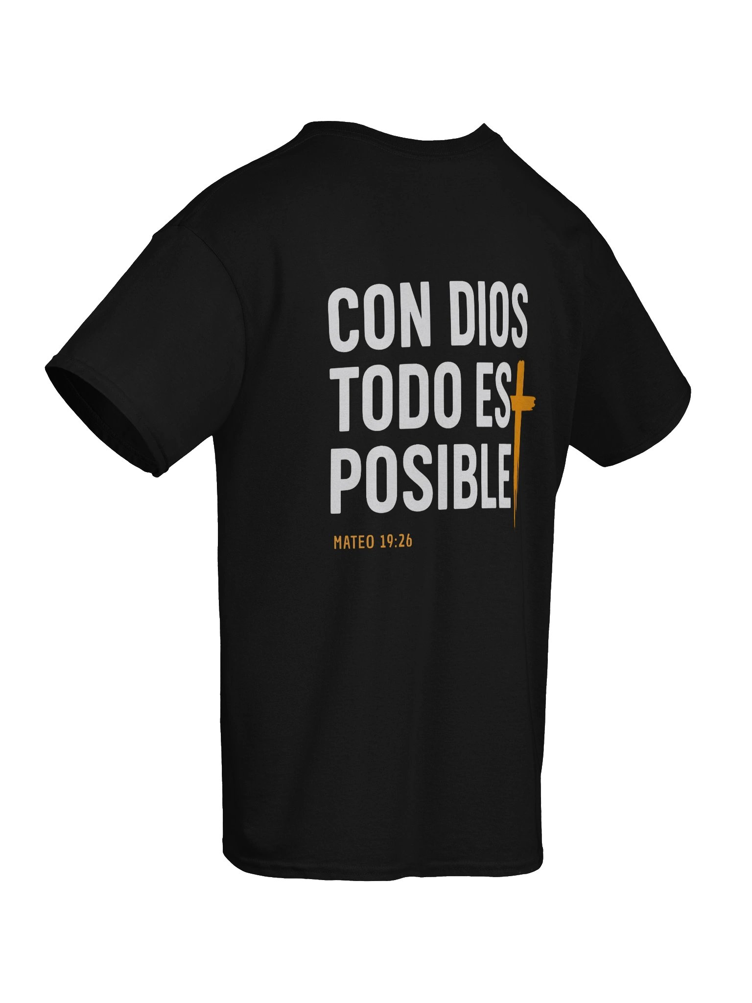 Camiseta Unisex Manga Corta | Con Dios todo es posible product image (11)
