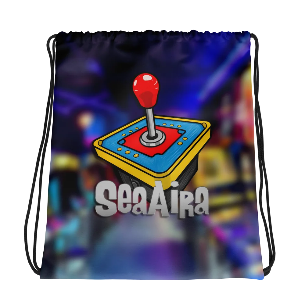 Joystick Drawstring Backpack product image (1)