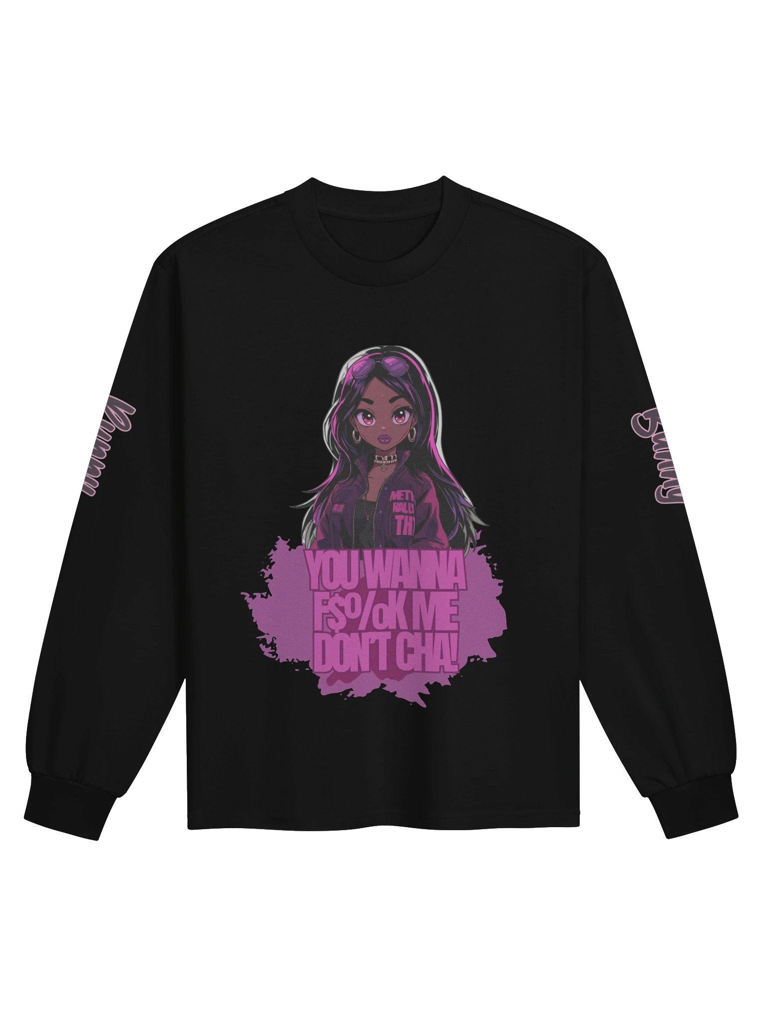 Retro 'Good Girl' Vibes Long Sleeve Shirt product image (5)