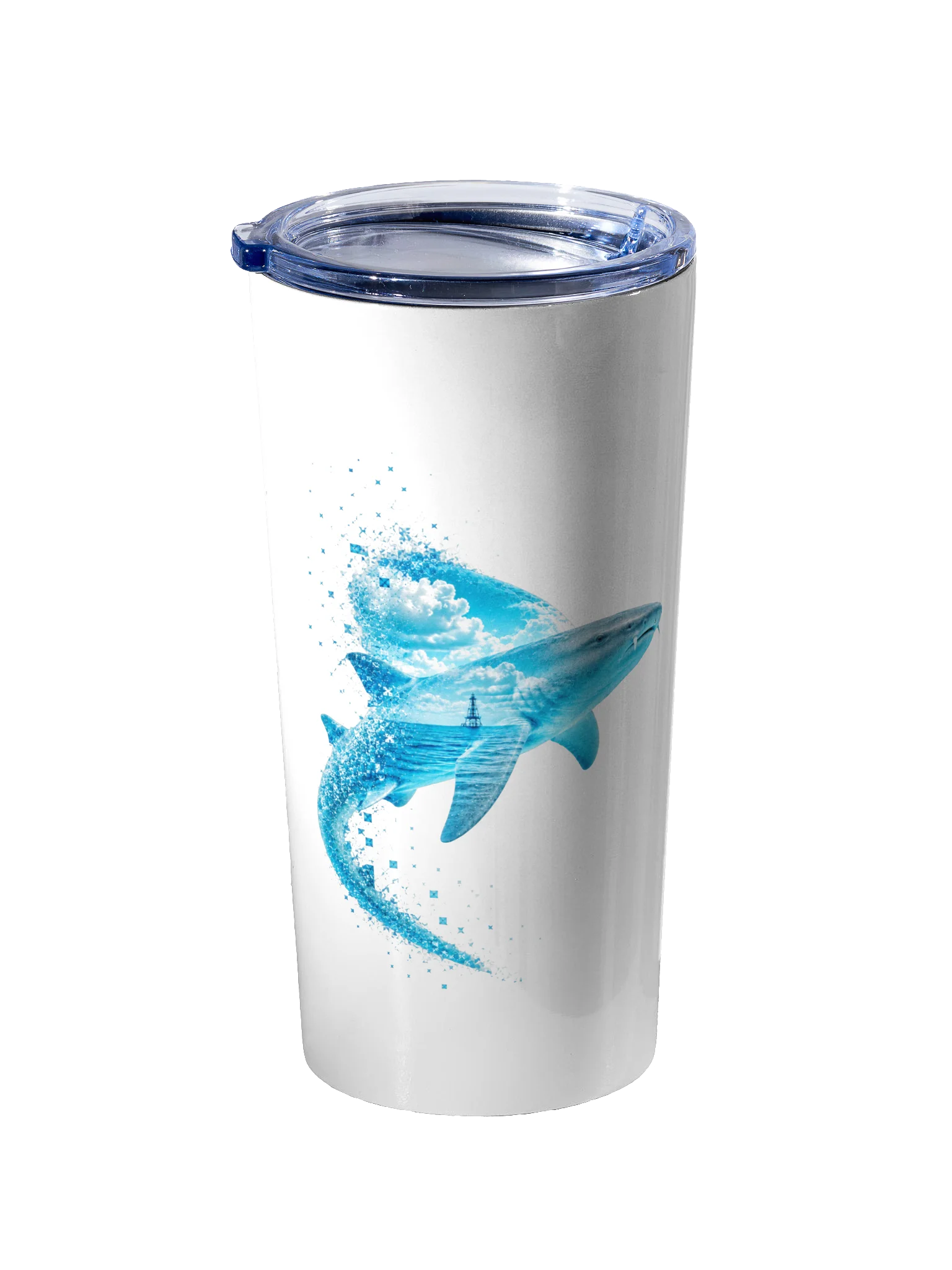Nurse Shark 20oz Stainless Steel Tumbler - Keys Collection: Lighthouse Edition product image (2)