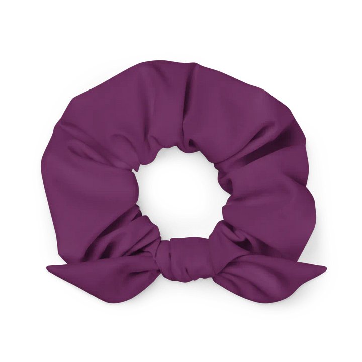 Eco-Chic Purple Scrunchie product image (1)