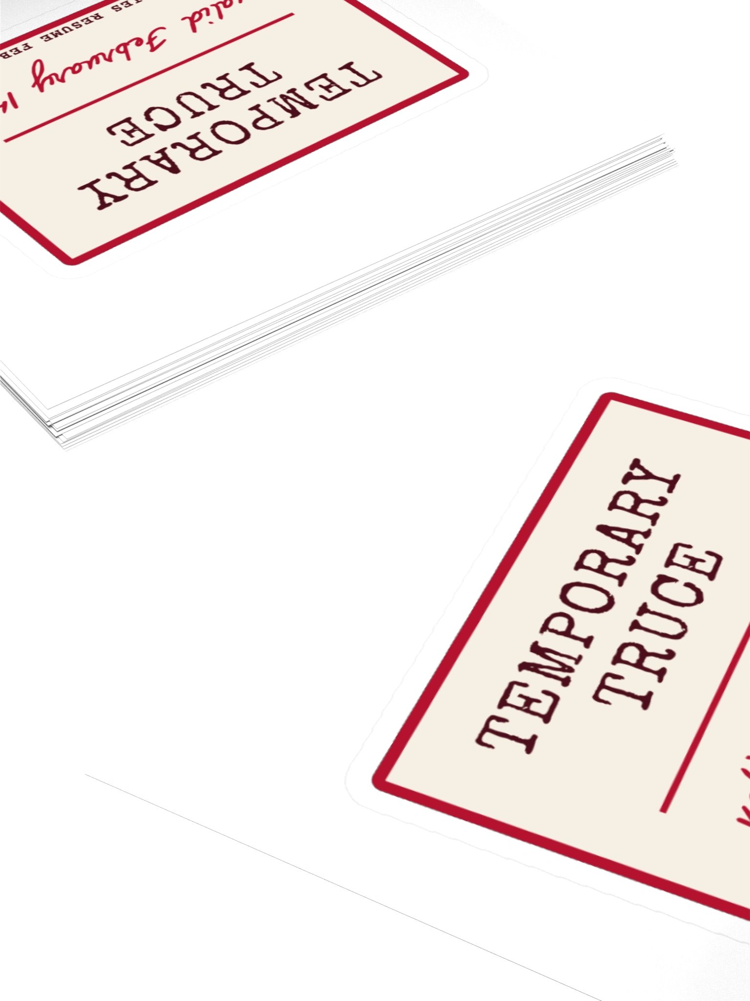 Temporary Truce Sticker product image (4)