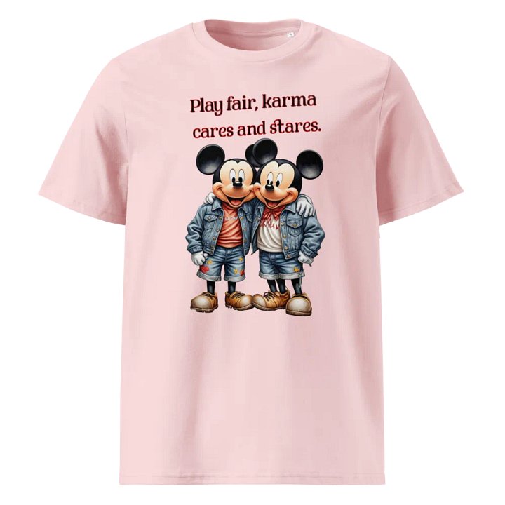 Karma Cares Cartoon Duo T-shirt product image (1)