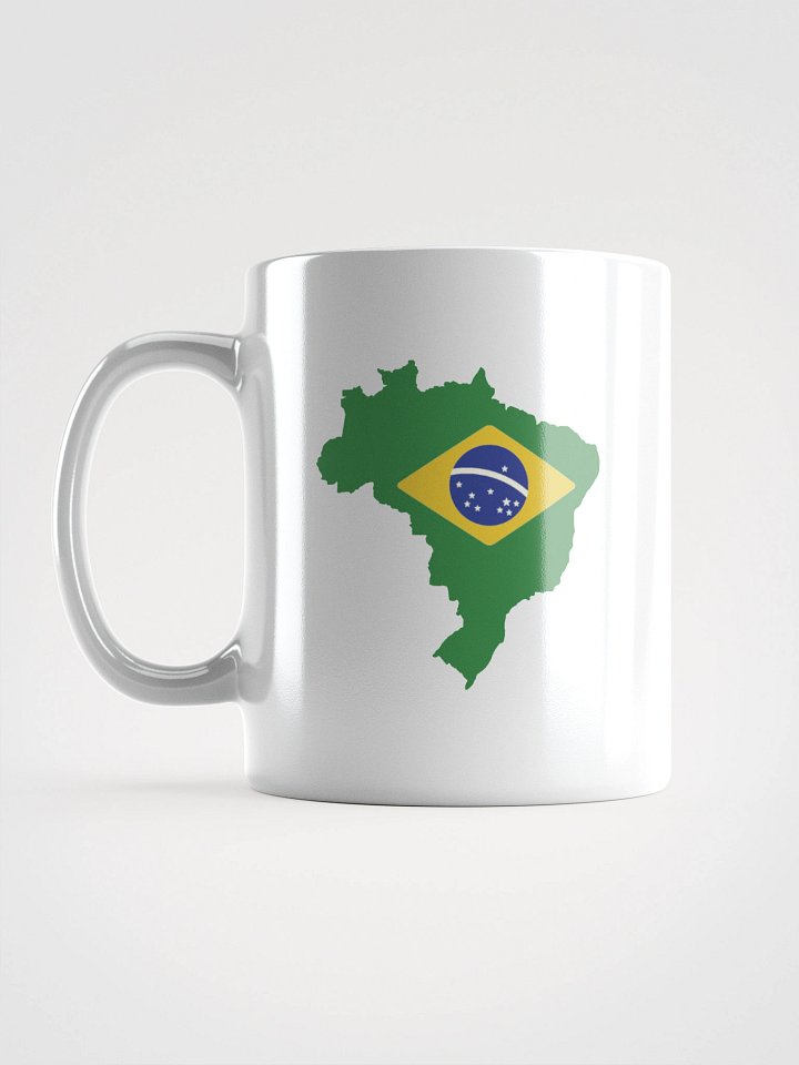 Brazil Flag and Map Coffee Mug product image (1)