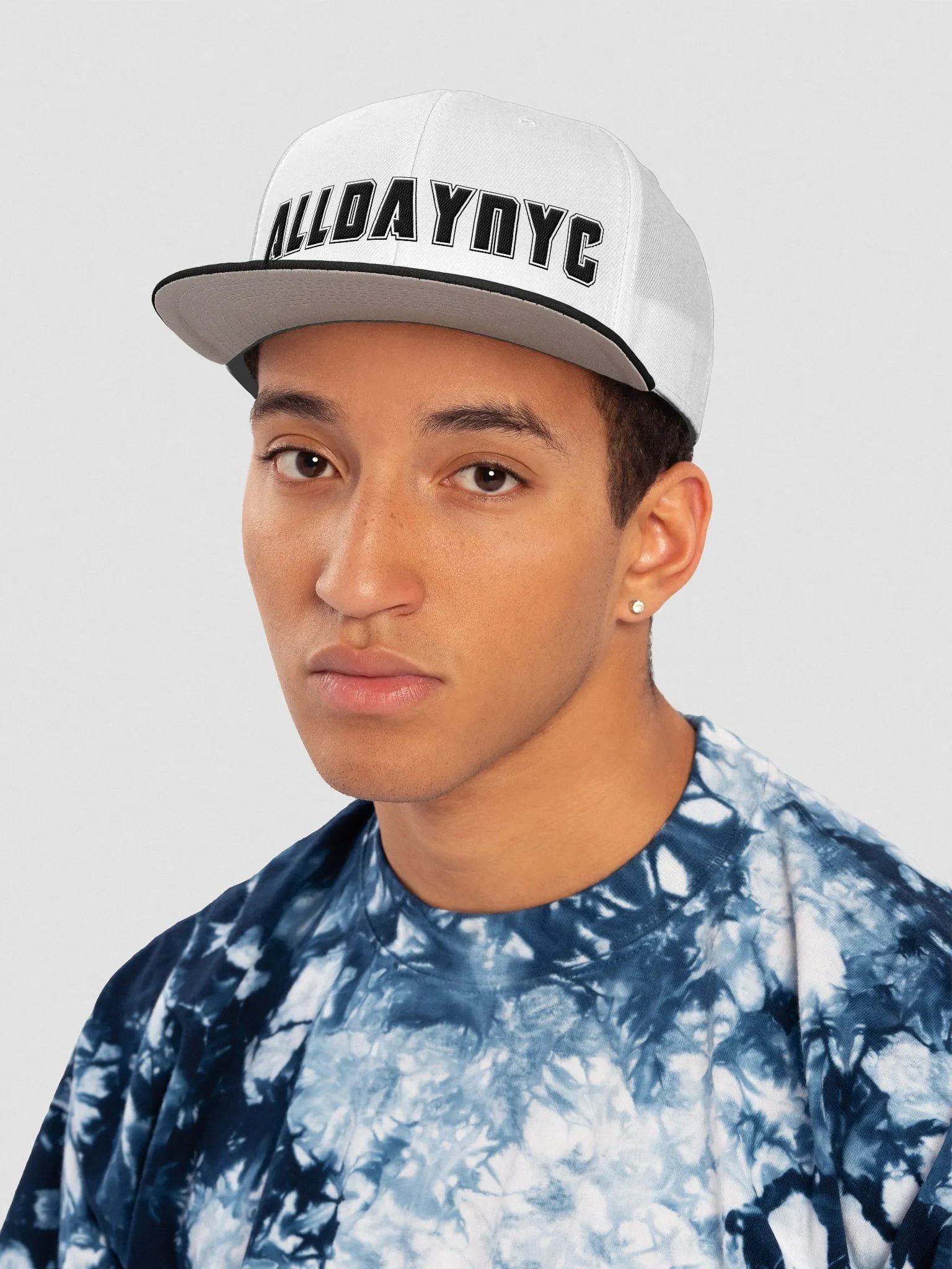 White/Black Bold Logo Snapback product image (6)