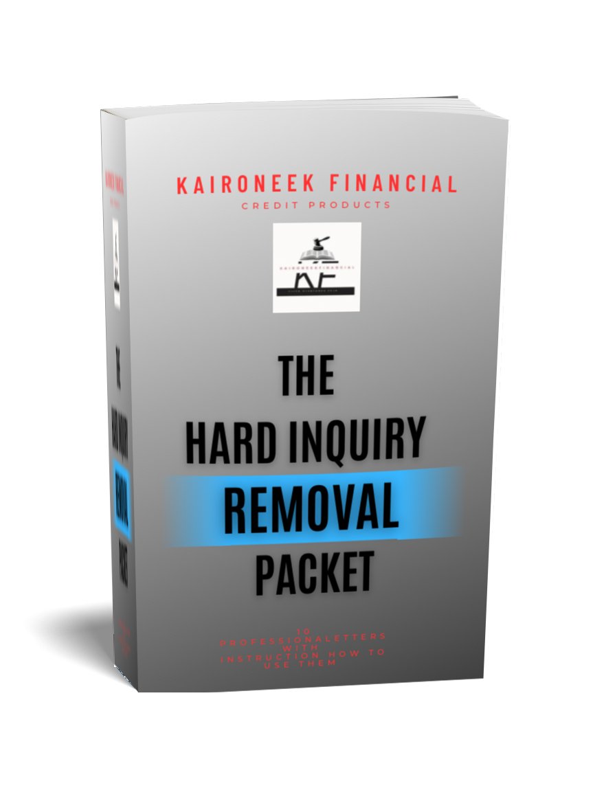 The Hard Inquiry Removal Packet ( Brief Guide With Letters) product image (1)