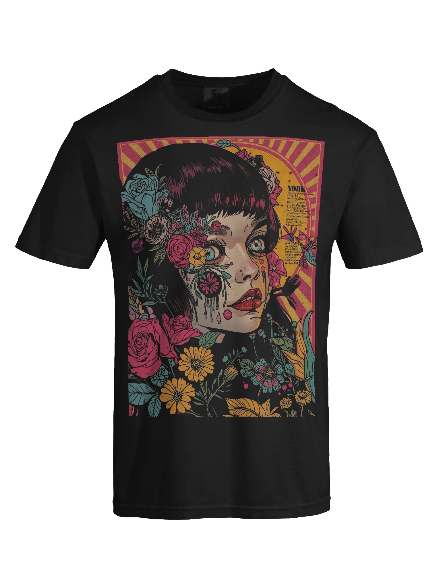 Floral Siren Heavyweight Tee product image (4)