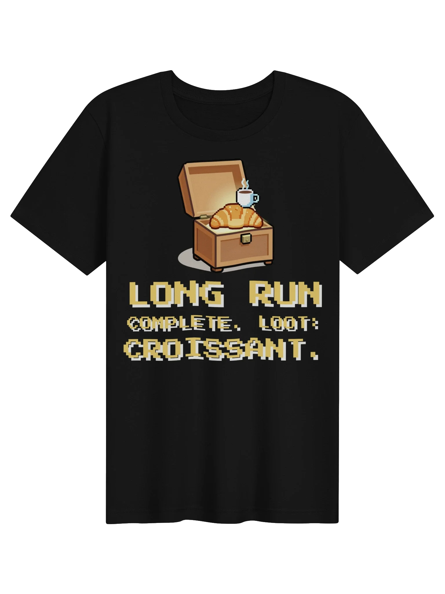 Loot: Croissant unisex tee in Black