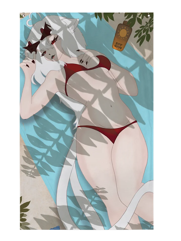 Summer Neko Towel Lay Flag product image (1)