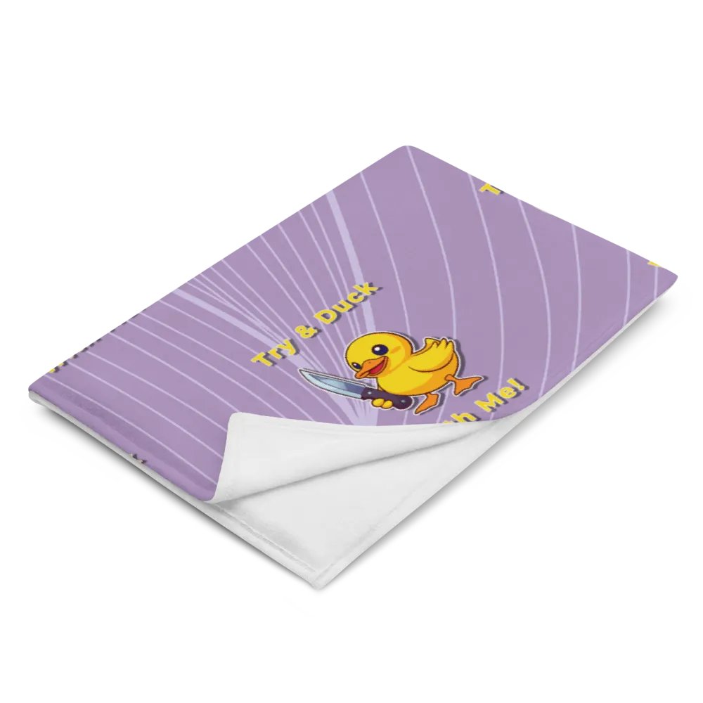 Quack & Slash Throw Blanket product image (2)