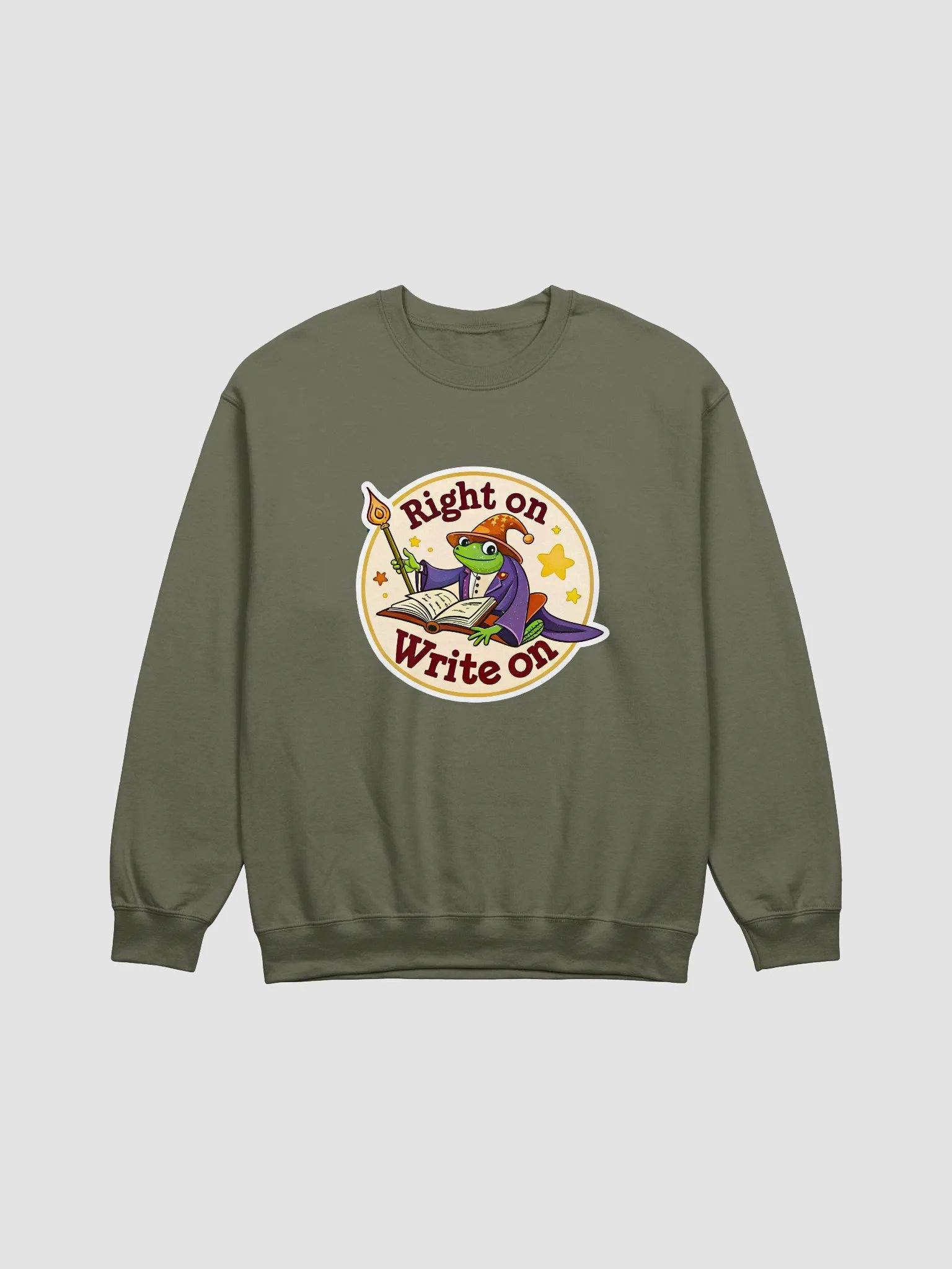 Wizard Frog Crewneck Sweatshirt product image (3)