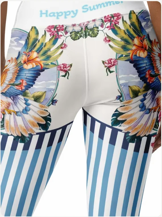 Eagle-Hawaiian hawk-Yoga leggings product image (4)