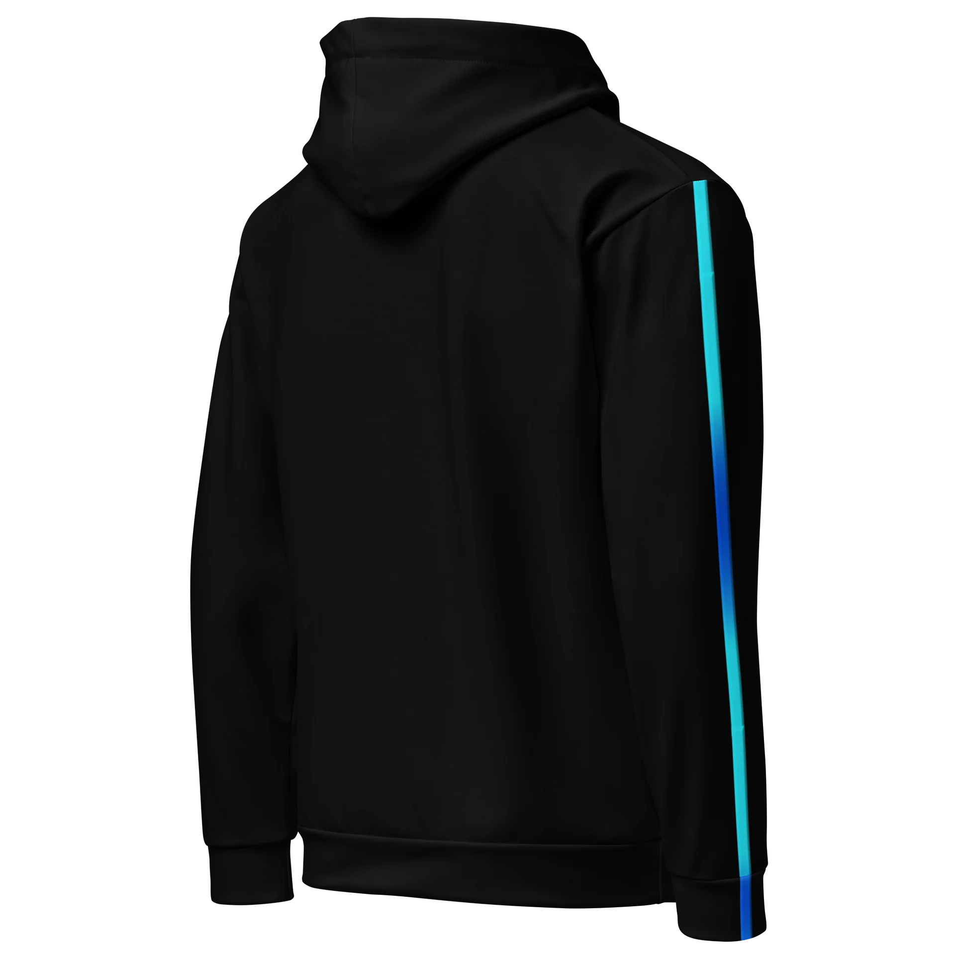 MuscleMem0ry Teal Brushstroke All-Over Hoodie product image (5)