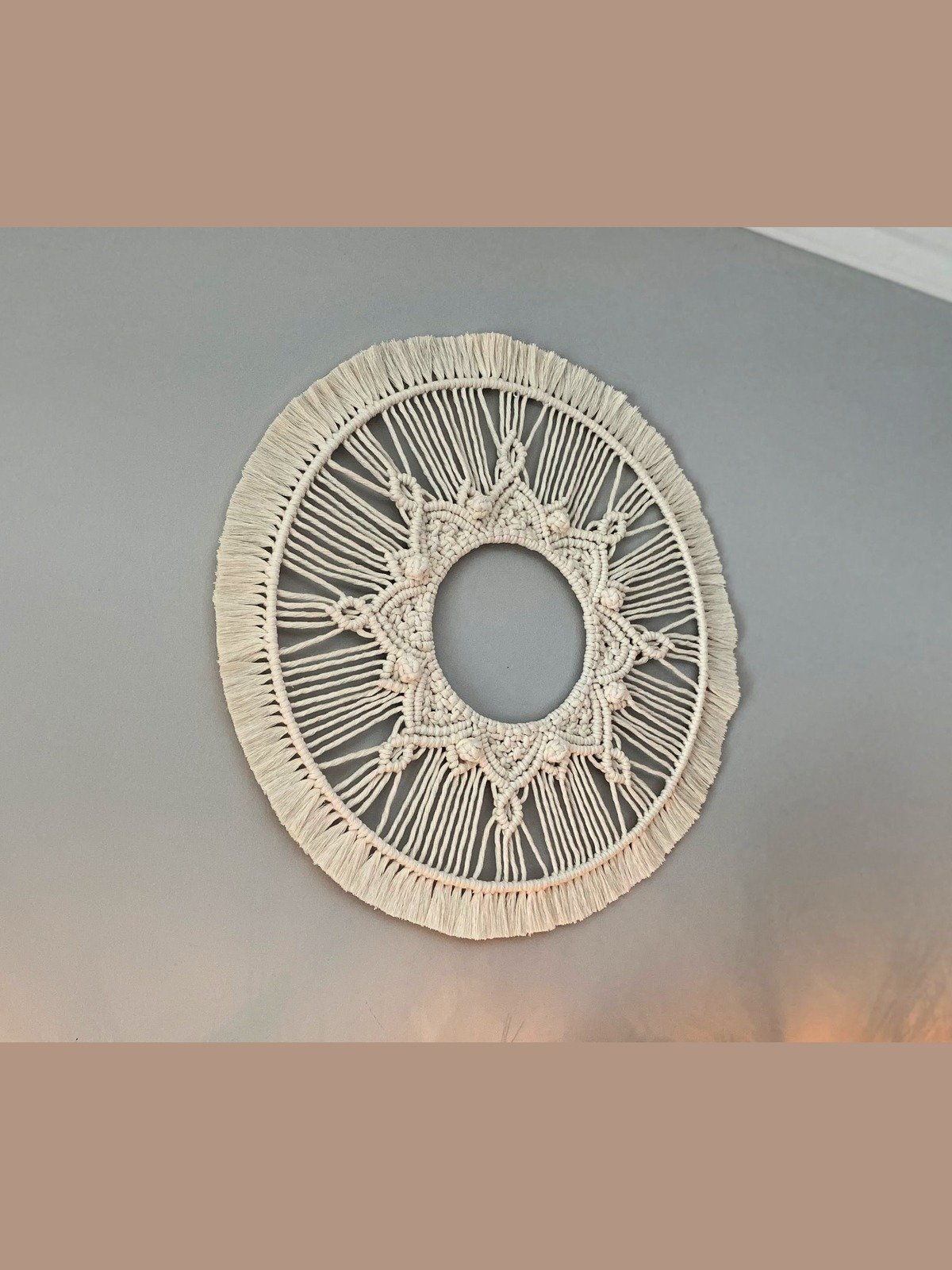 Macrame Mandala Wall Hanging (Digital PDF Pattern) product image (2)
