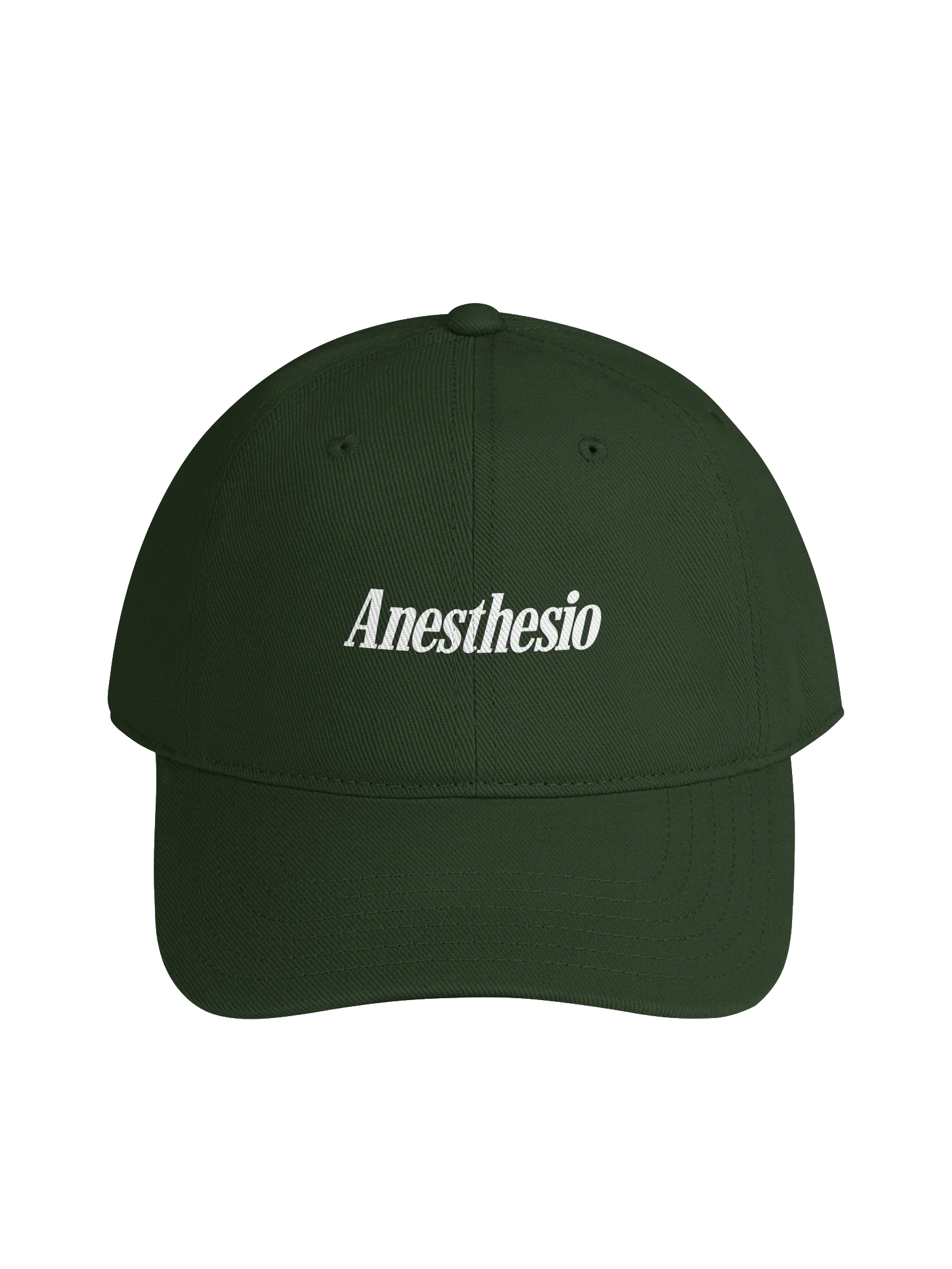 Anesthesio Dark Green Logo Cap