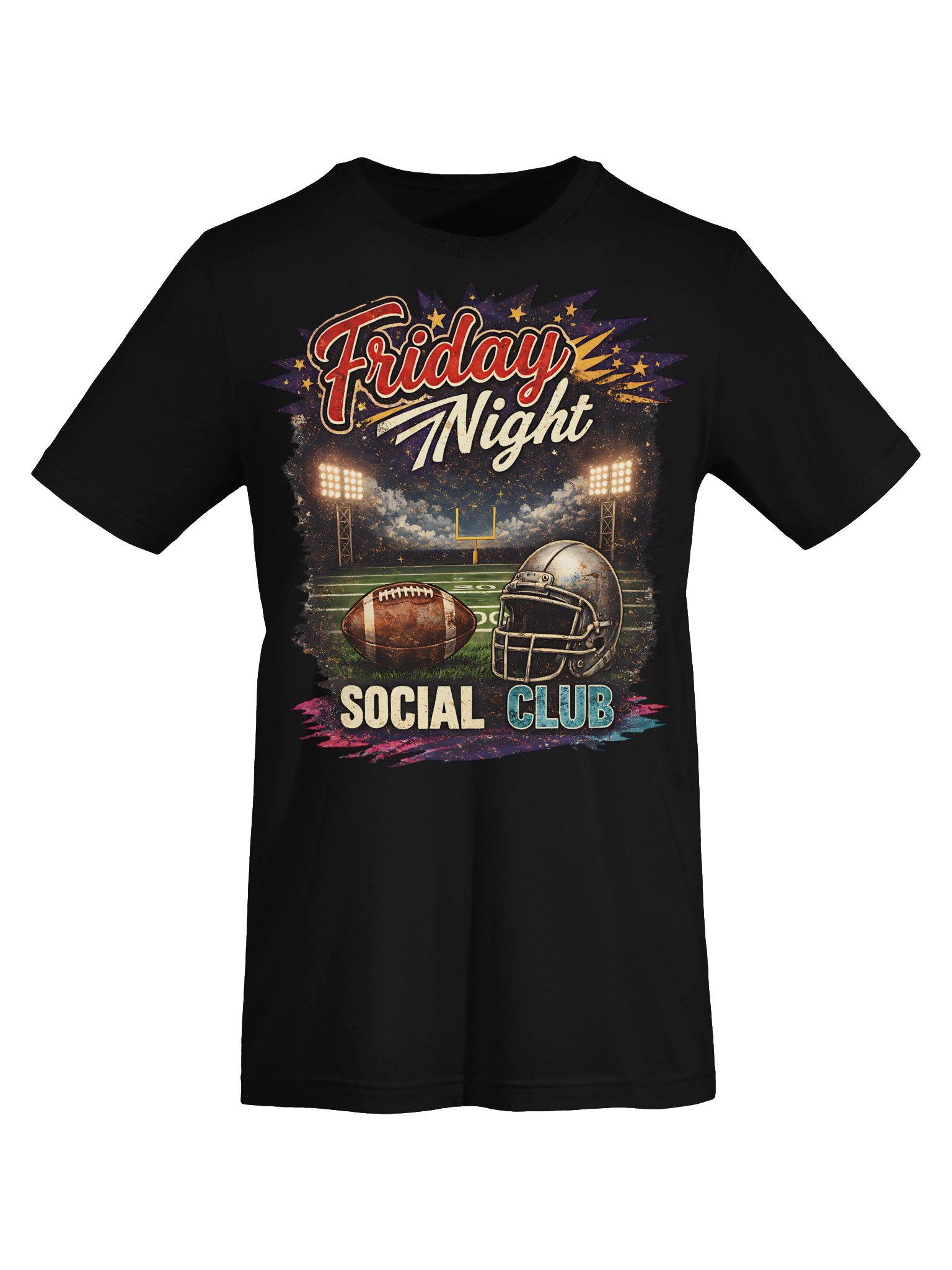 Friday Night Social Club Football Tee product image (5)