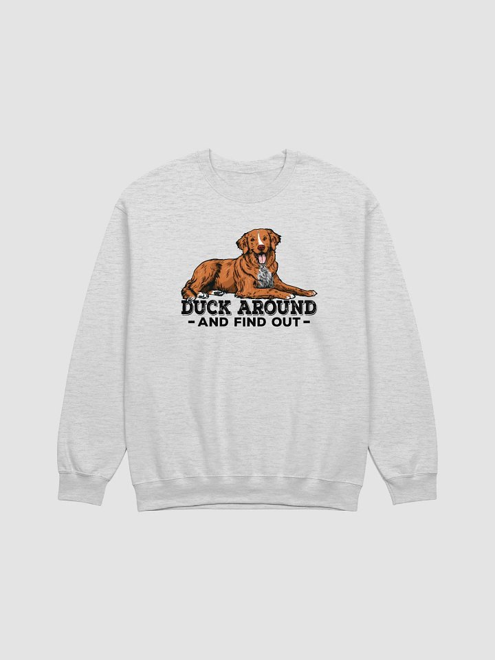Duck Around and Find Out Sweatshirt of a Nova Scotia Duck Tolling Retriever | Funny Shirt for Toller Paw-rents product image (1)
